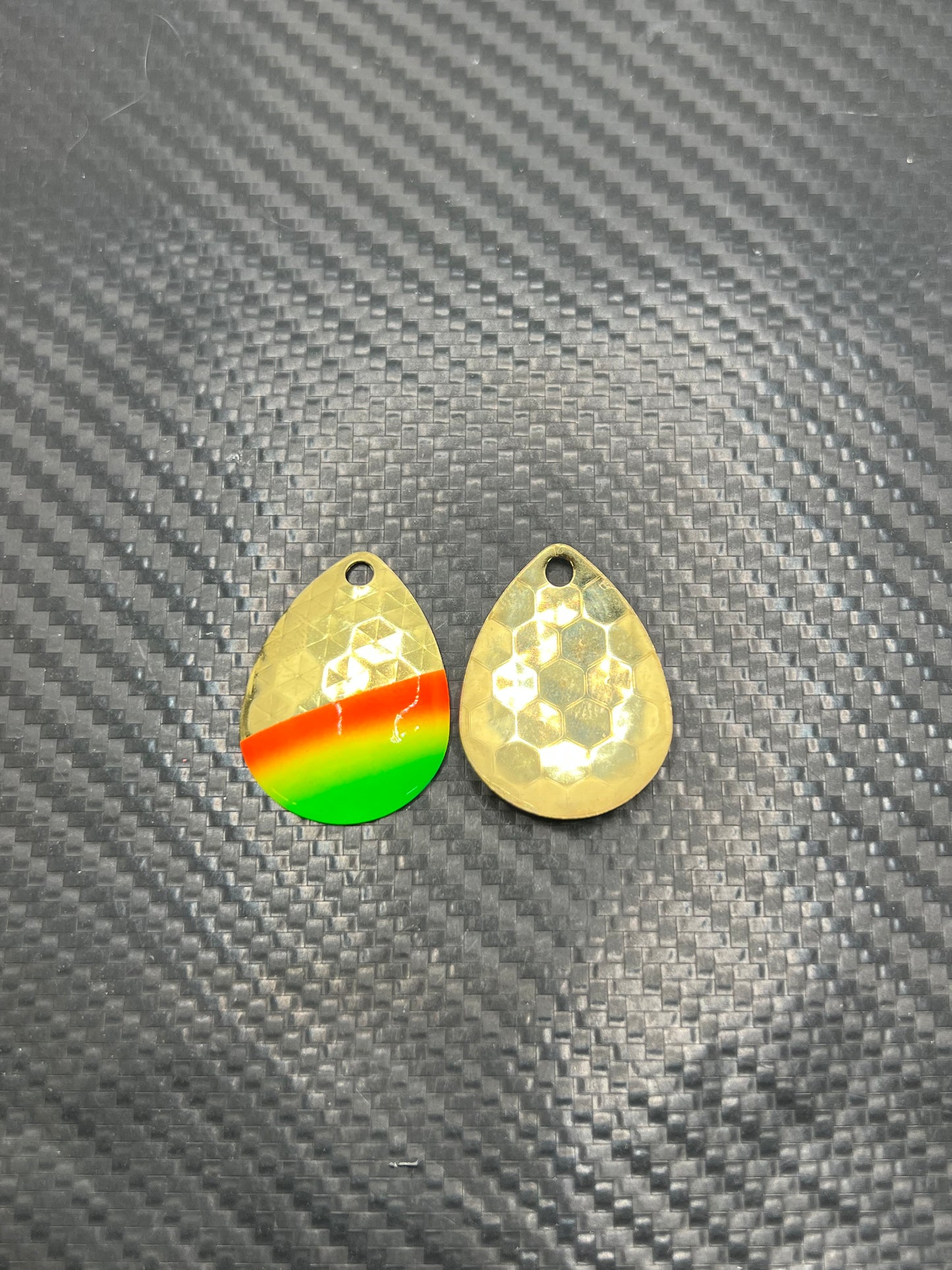 3.5 Hex Blade “Brass Mexican Hat” 2pk