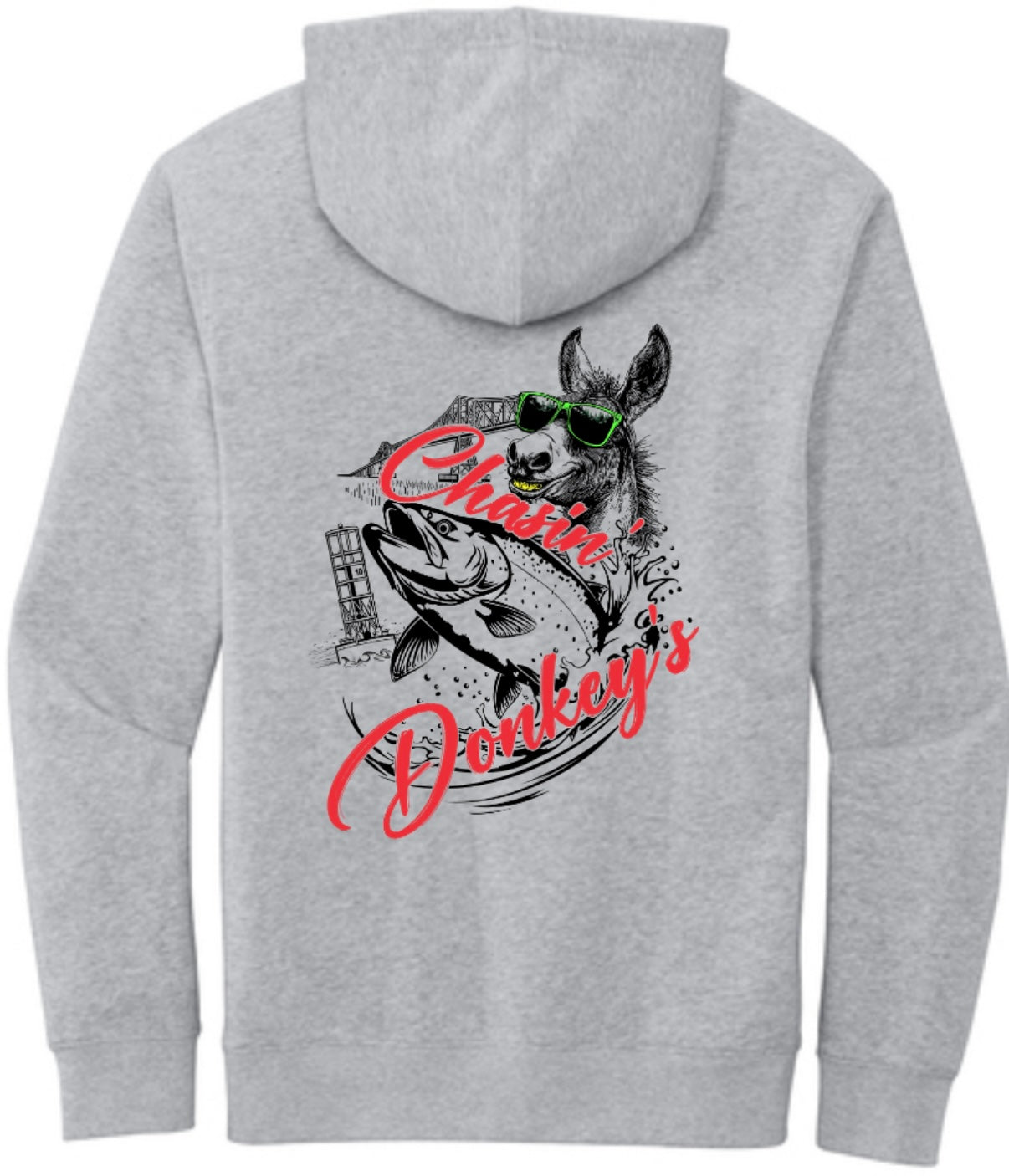 NorthWild Chasin’ Donkeys Gray Hoodie