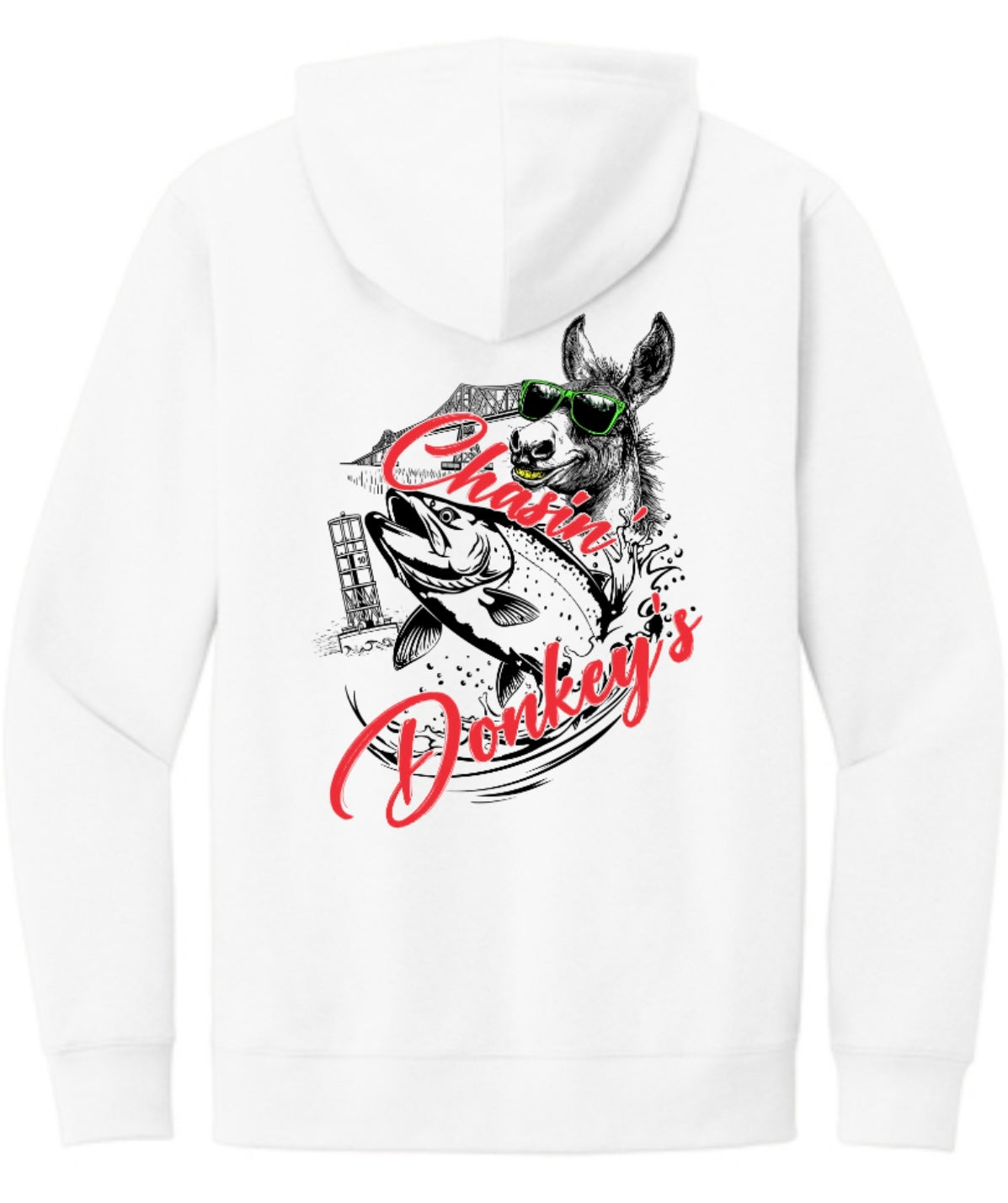 NorthWild Chasin’ Donkeys White Hoodie