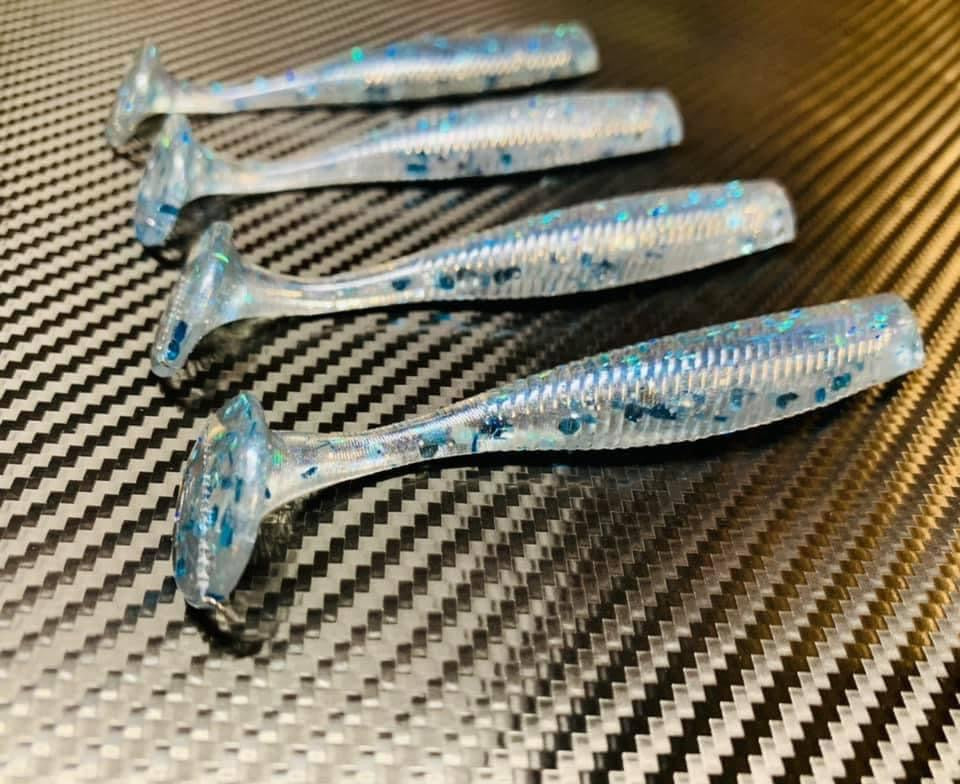 4” Swim Bait Distressed Chovie (8PK)