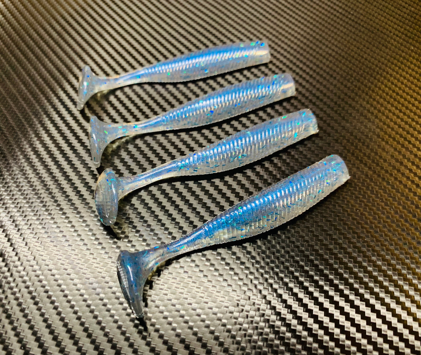 4” Swim Bait “Blue Pearl” (8PK)