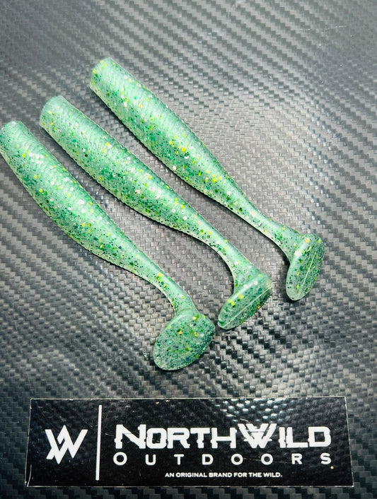 4” Swim Bait “Emerald” (6PK)
