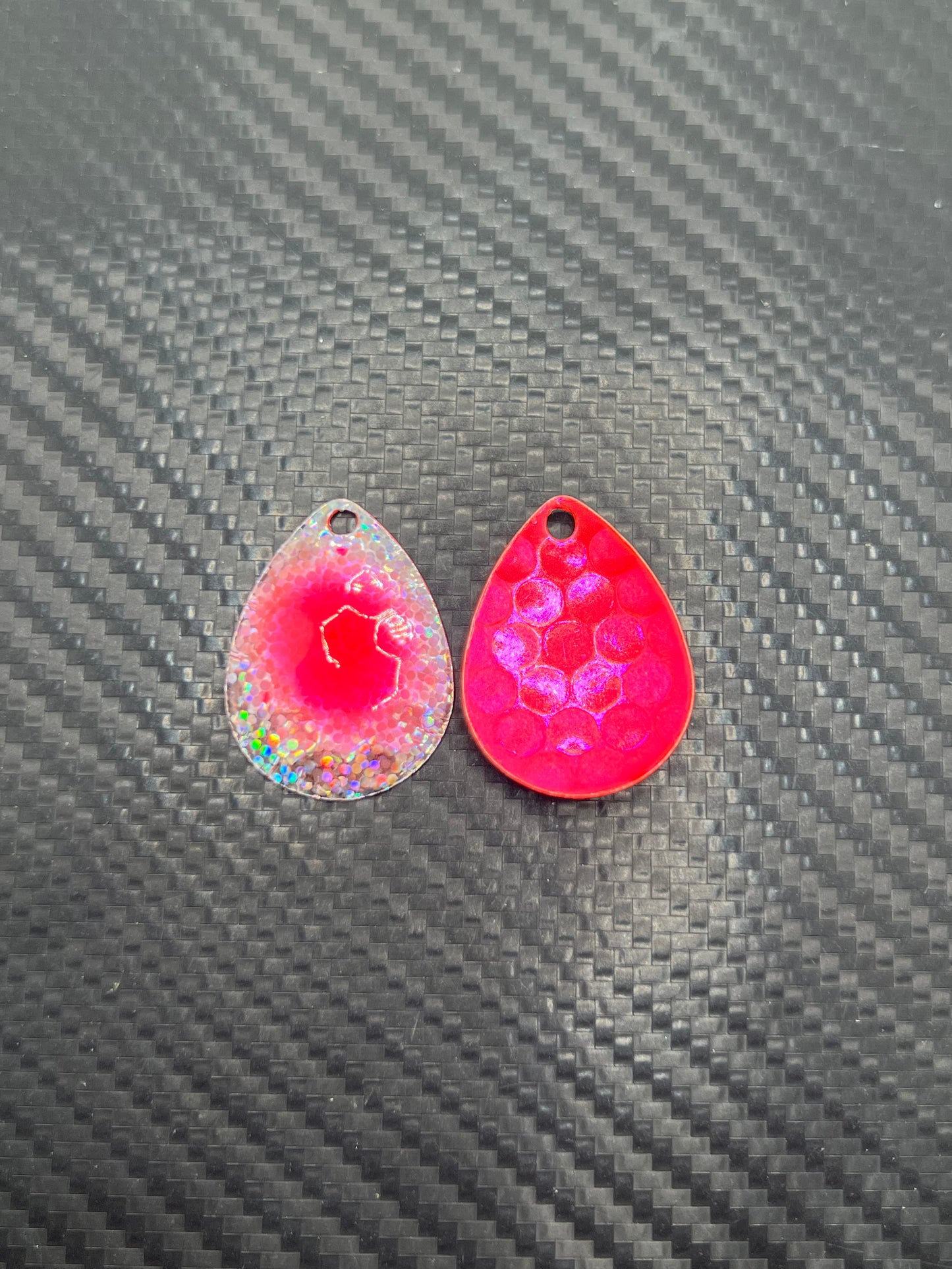 3.5 Hex Blade “Holographic Pink Dot” 2pk