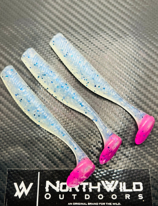 4” Swim Bait “Milk $Pink Tail” (6PK)