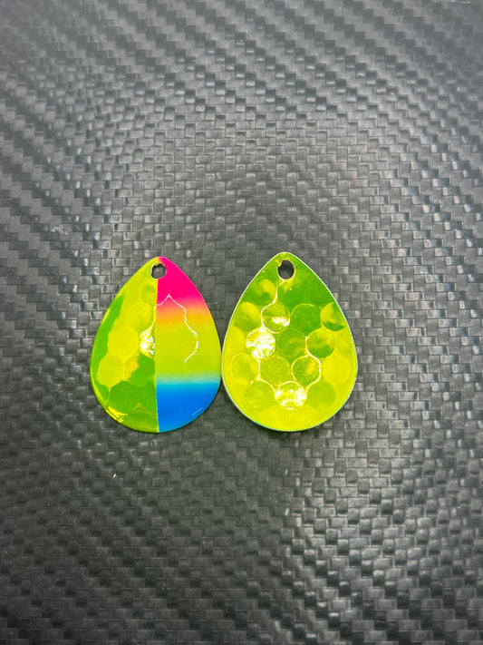 3.5 Hex Blade “Antifreeze Rainbow ” 2pk