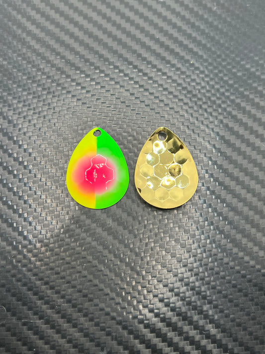 3.5 Hex Blade “Sour Patch” 2pk