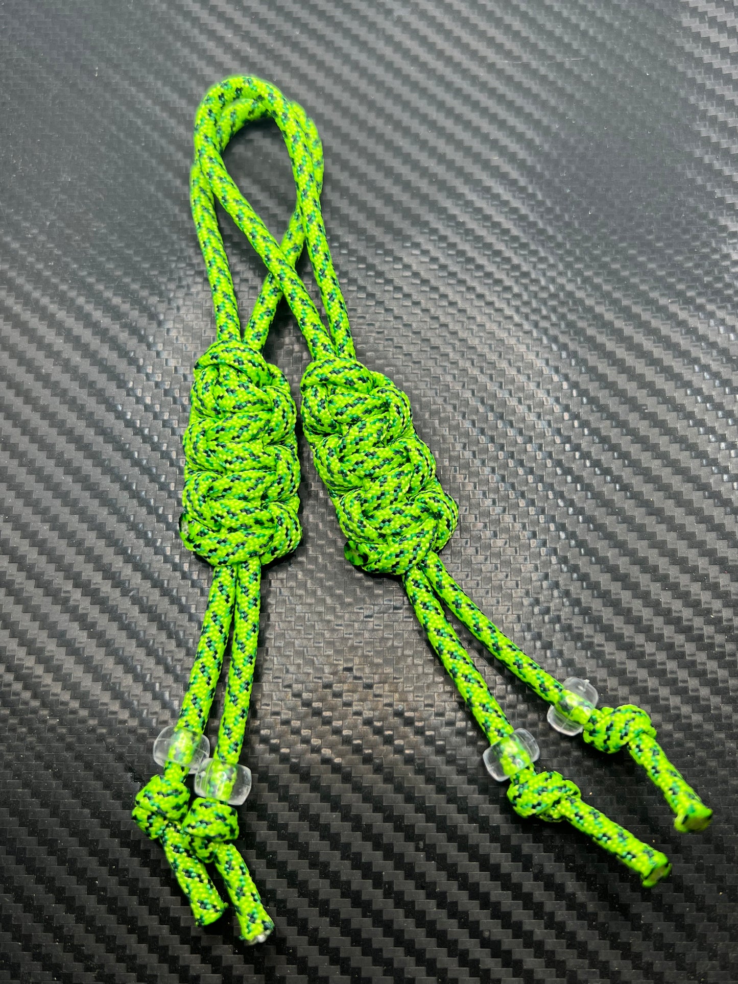 Monster Bead Rod Ties “Chartreuse/Green”