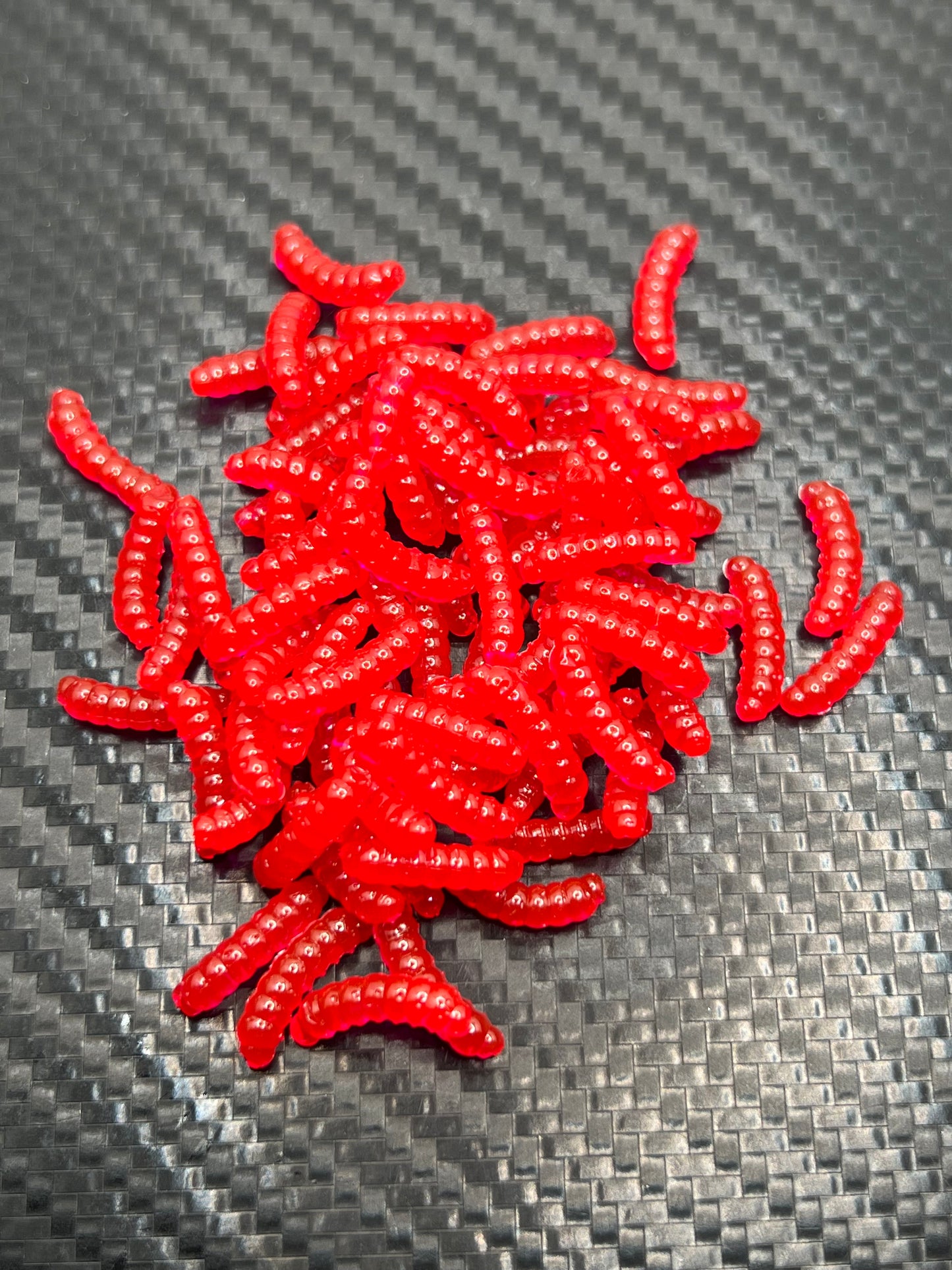 Mini Maggots “Blood Red” (60PK)
