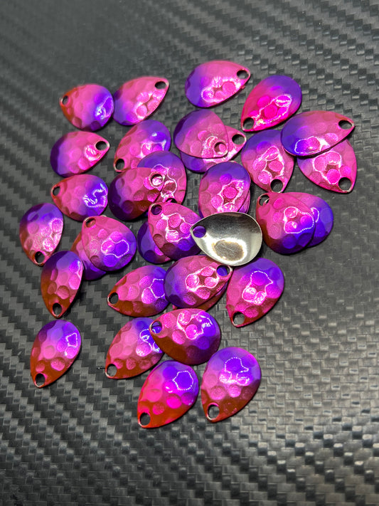 #0 Kokanee Micro Blades ”Candy Purple Tip” 3PK